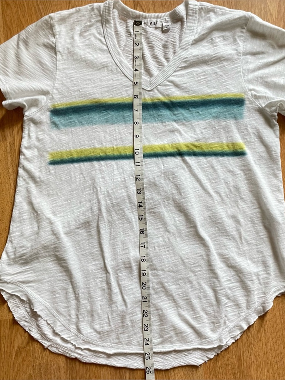 Wilt Slub Short Sleeve Tee Raw Hem Size Medium Minimalist - Picture 5 of 9